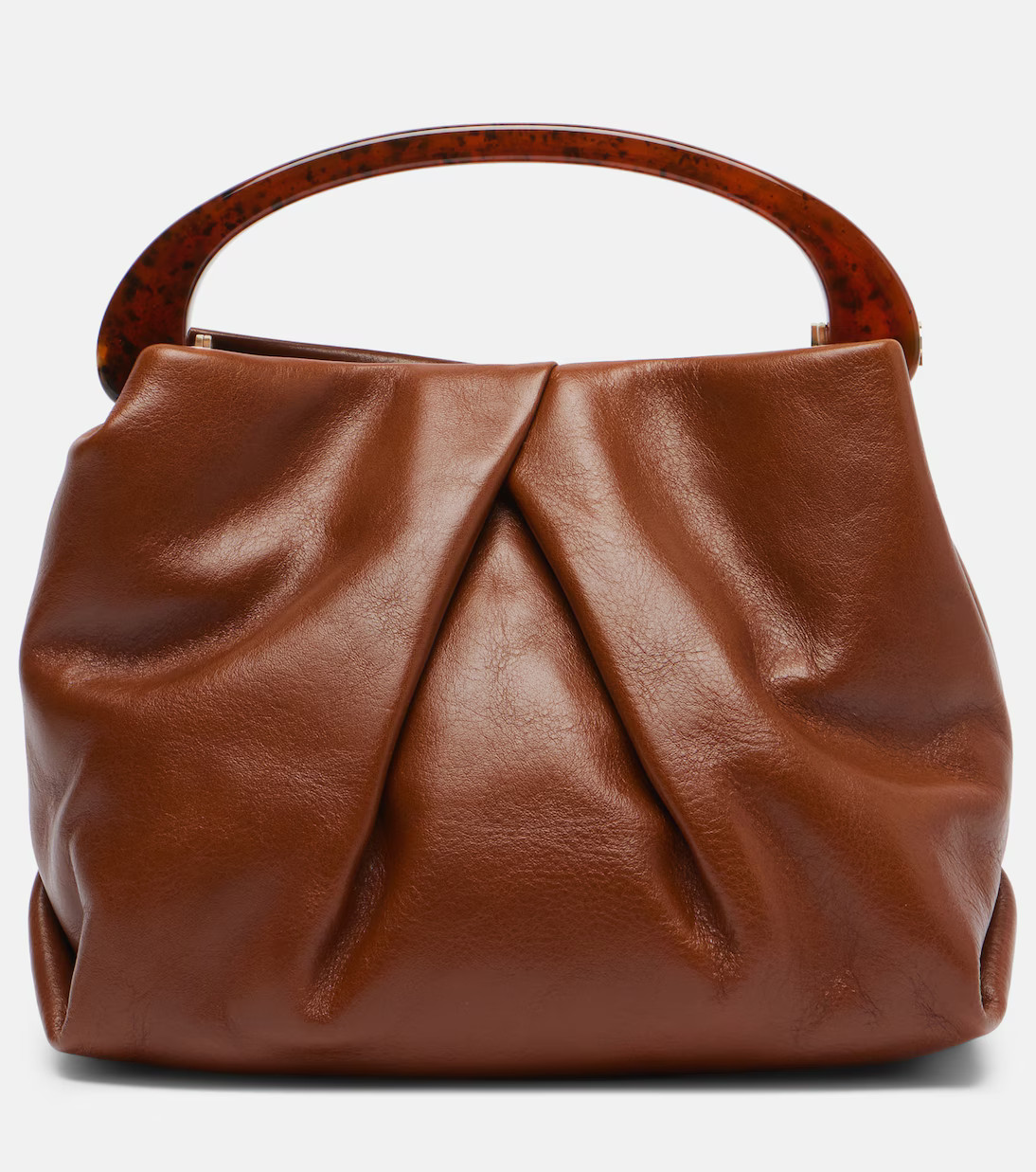 Crisp Small leather tote bag | Mytheresa (US/CA)