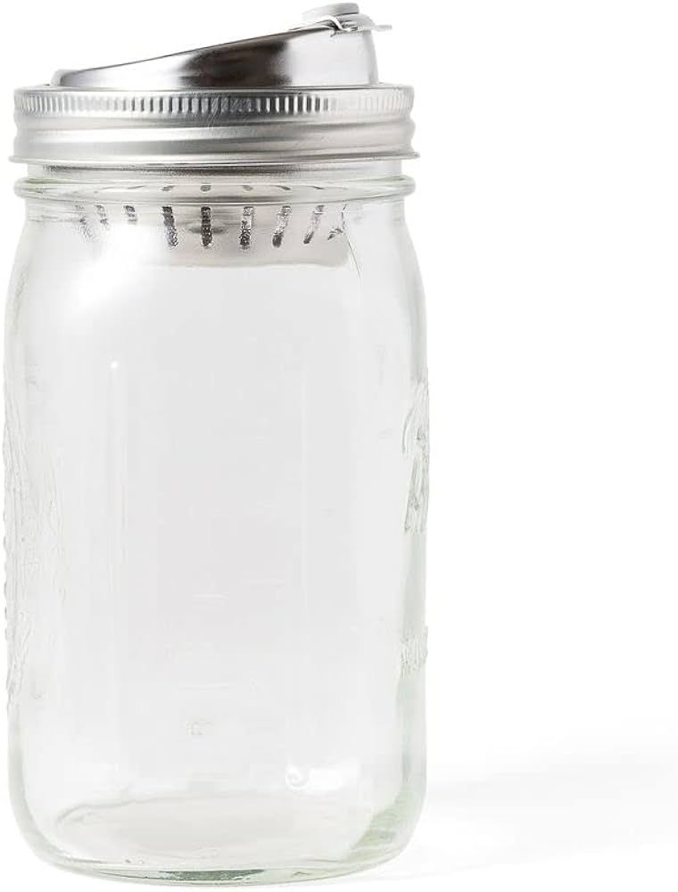 Jarware Mason Jar Fruit Infuser Drink Lid, Stainless Steel, Wide Mouth | Amazon (US)