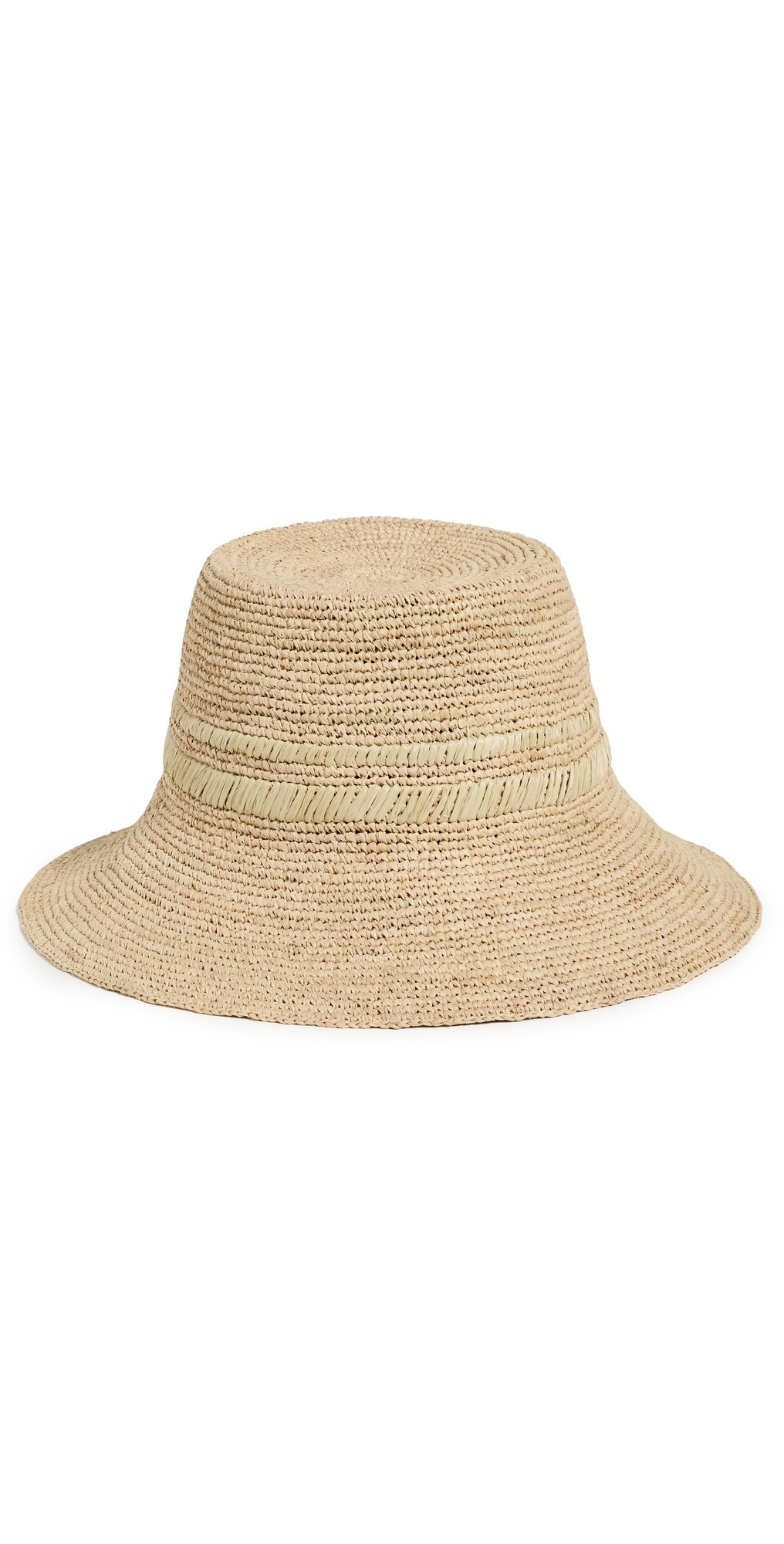 rag & bone Jade Rollable Bucket Hat Natural Sage M/L | Shopbop