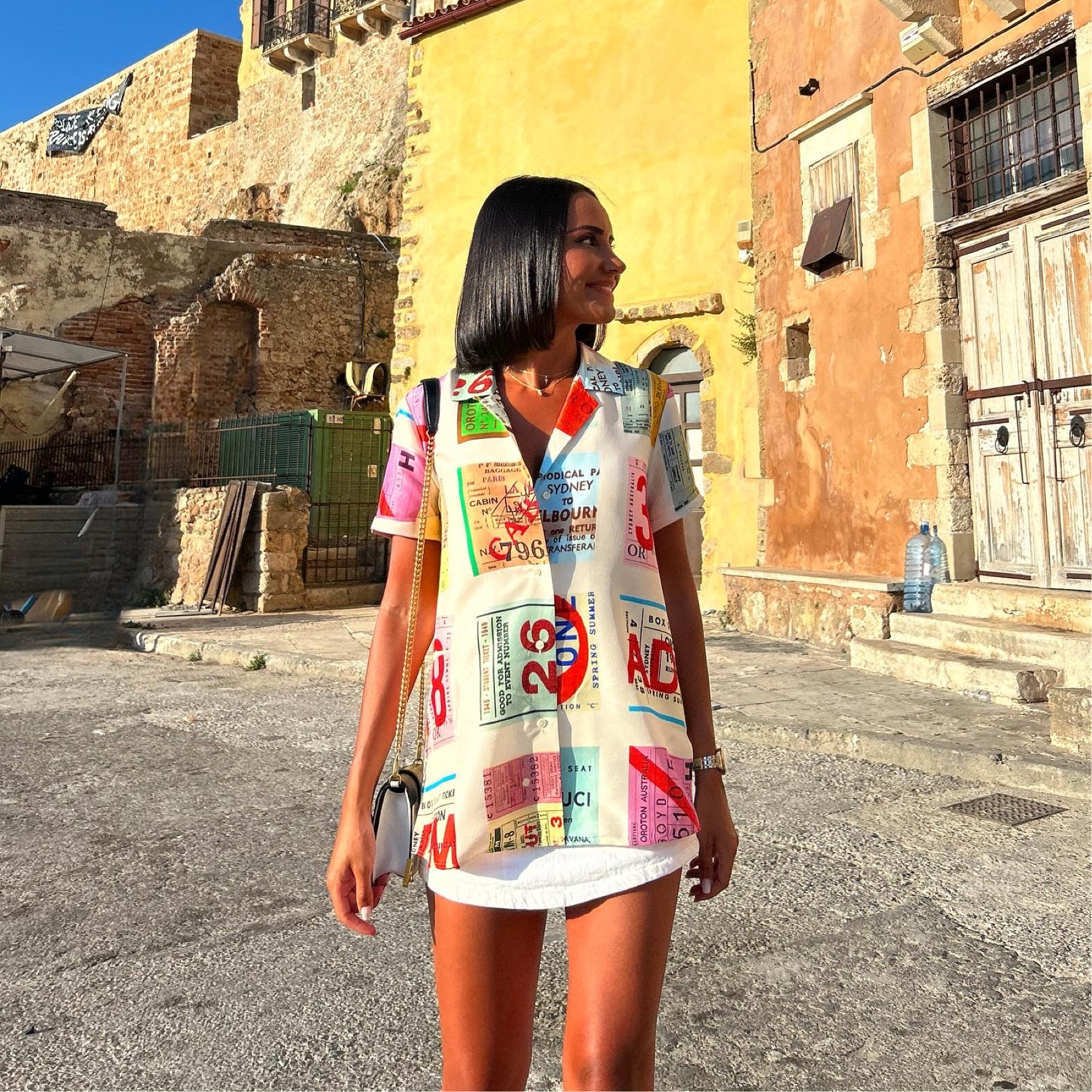 What I wore for dinner in Chania, Crete 🫶🏽💕