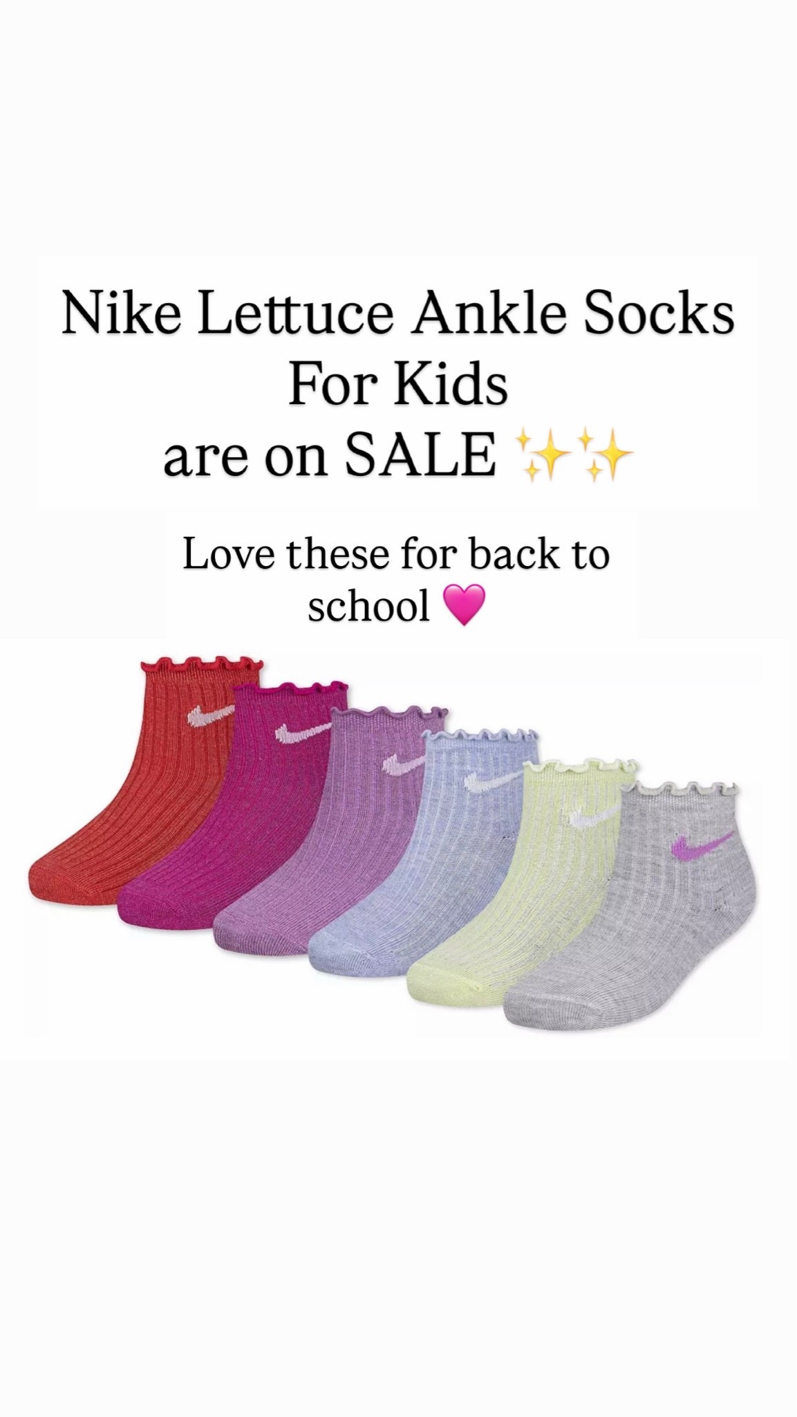 Nike socks for girls are on sale

#LTKKids #LTKSaleAlert