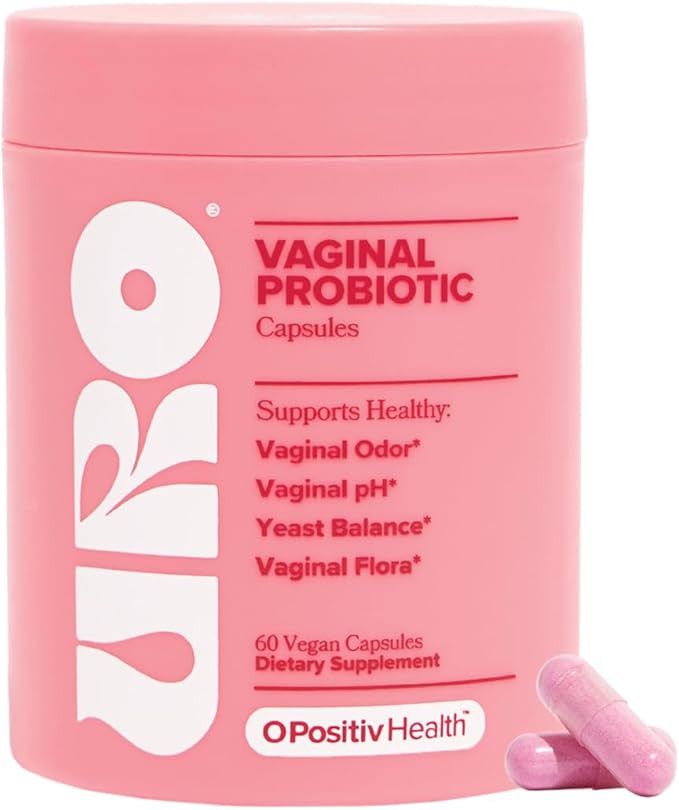 O Positiv URO Vaginal Probiotics for Women pH Balance with Prebiotics & Lactobacillus – Vaginal... | Amazon (US)