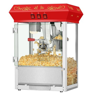 Superior Popcorn 8 oz. Movie Night Electric Countertop Popcorn Maker Machine - Red | Target