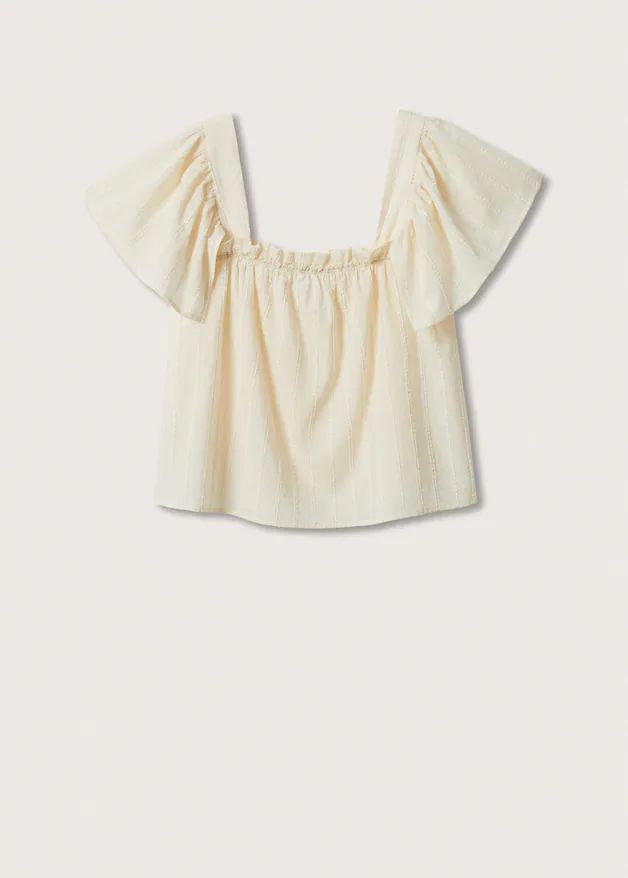100% cotton blouse | MANGO (US)
