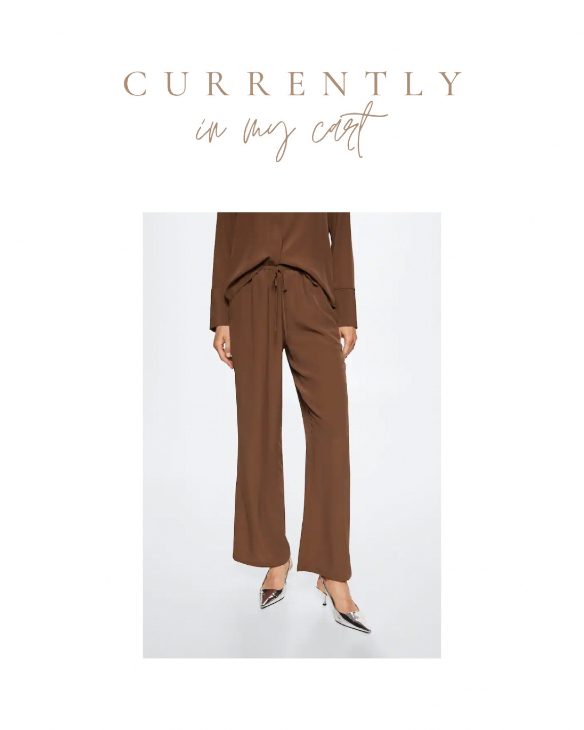 currently in my cart: drawstring pants, neutral pants for spring, lightweight pants for spring, brown pants - currently on sale, under $60

#LTKunder100 #LTKFind #LTKworkwear