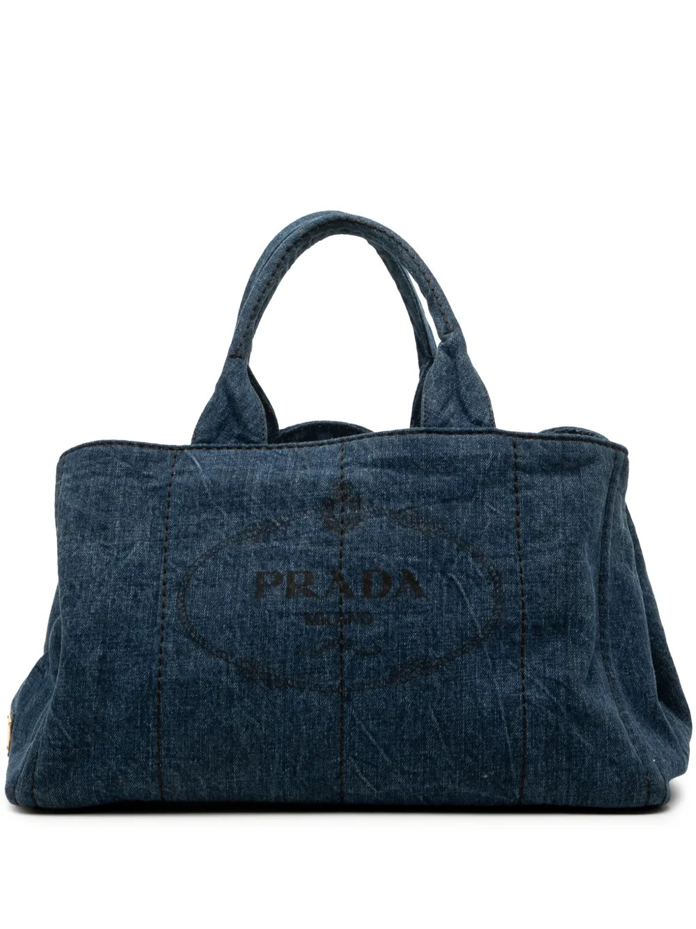 2013-2025 Large Denim Canapa Logo satchel | Farfetch Global