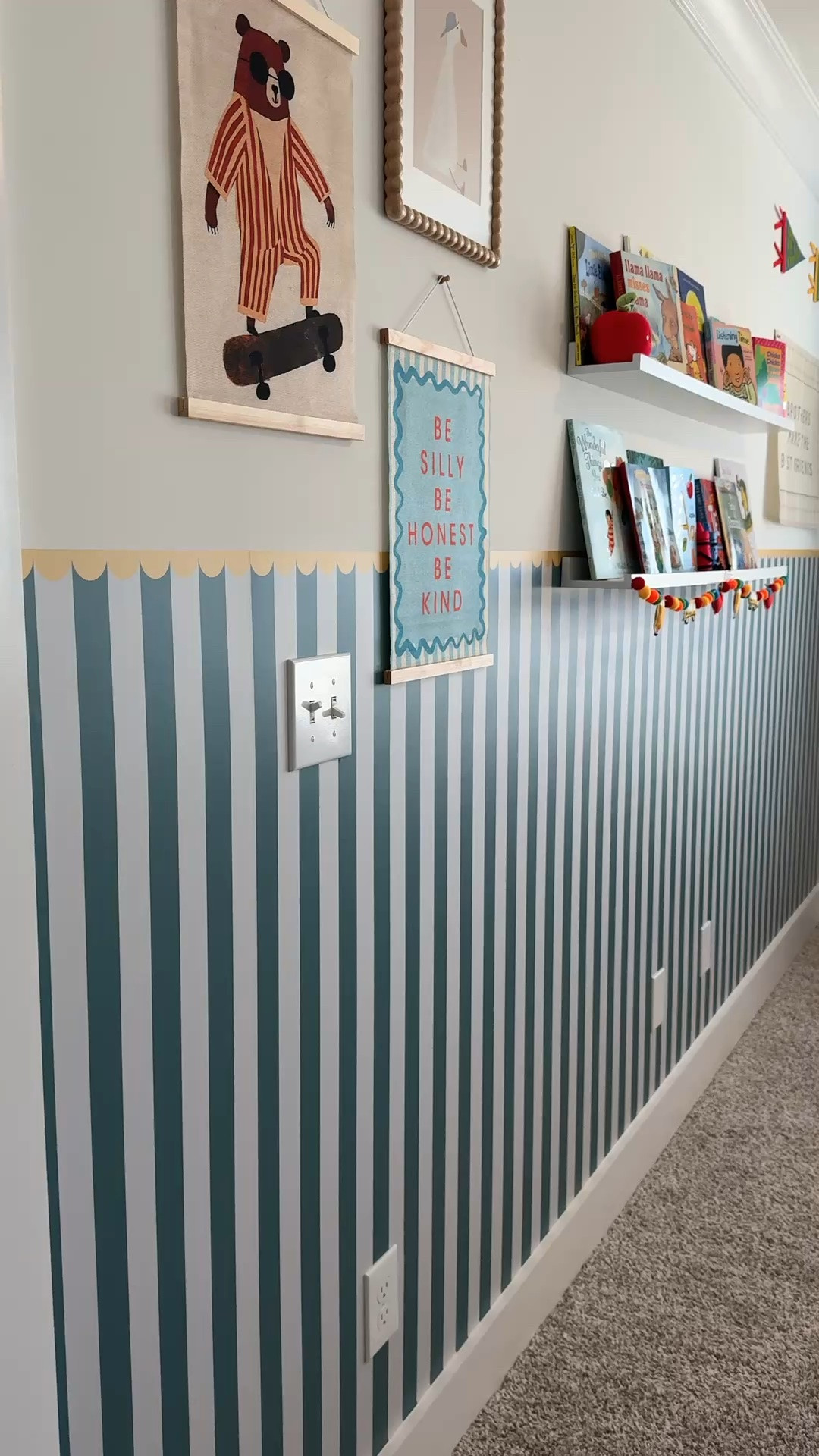 A little fun added to the loft playroom 😍 wall panels are @coolkidsstickerco

#LTKmomlife #LTKKids