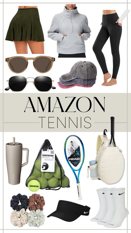 Linking all of my tennis faves! If you play any sports outside during cold weather, you should try these fleece lined leggings! I find them to be perfect for playing tennis in the cold! 😊🎾

#LTKfitness #LTKSeasonal #LTKstyletip