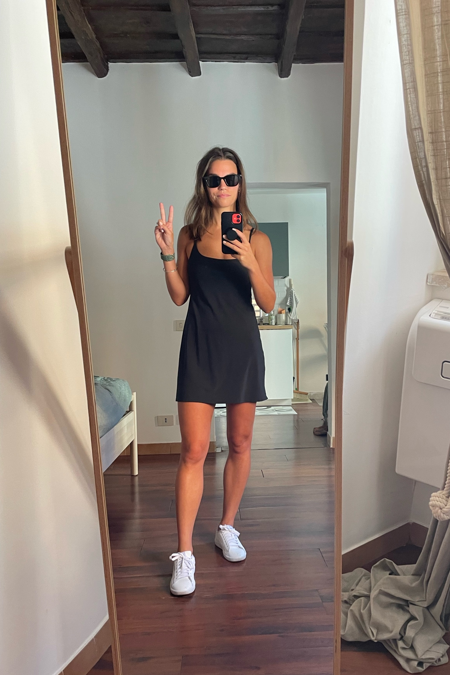 the Abercrombie traveler dress is a staple in my summer wardrobe. I lived in this thing on our honeymoon in Italy! Perfect for that ‘I’m put together but also v comfy’ look. 

I wear a size XS!

#LTKtravel