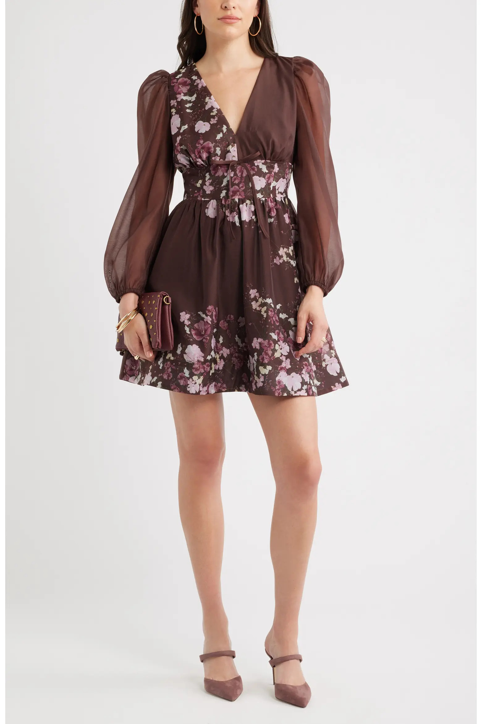 Long Sleeve Minidress (Women) | Nordstrom | Nordstrom