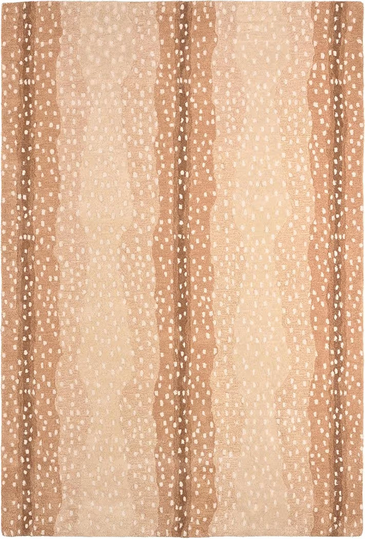 Antelope Cheetah Blue Animal Contemporary Handmade 100% Woolen Area Rugs & Carpets (Neutral, 7' x... | Amazon (US)