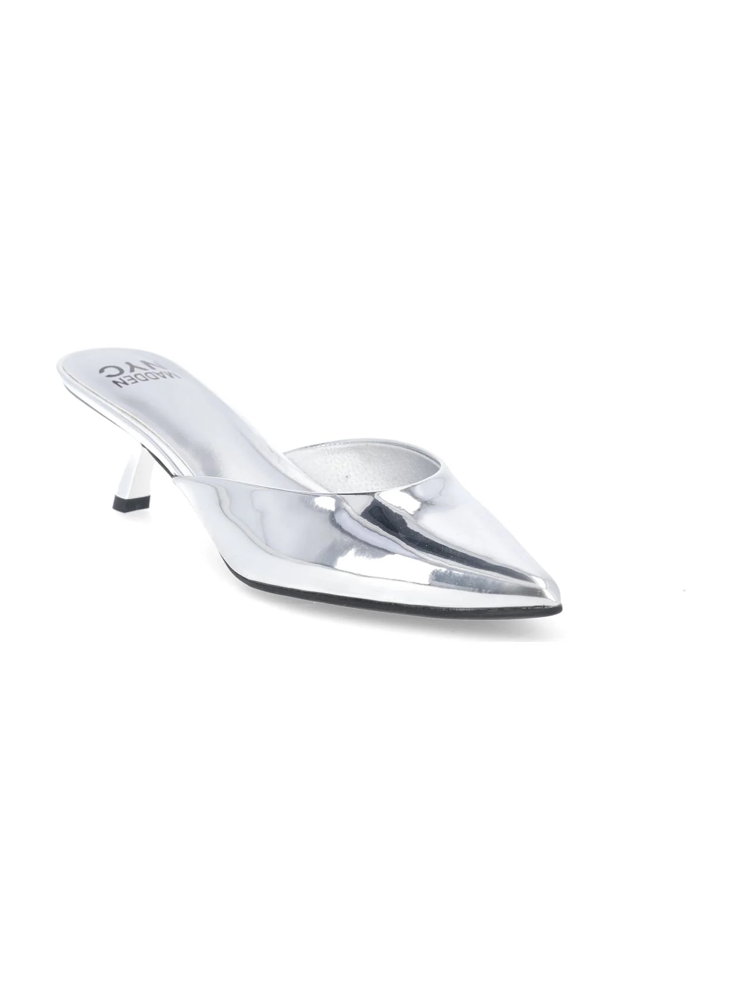 Madden NYC Women's Kitten Heeled Slide On Mules | Walmart (US)