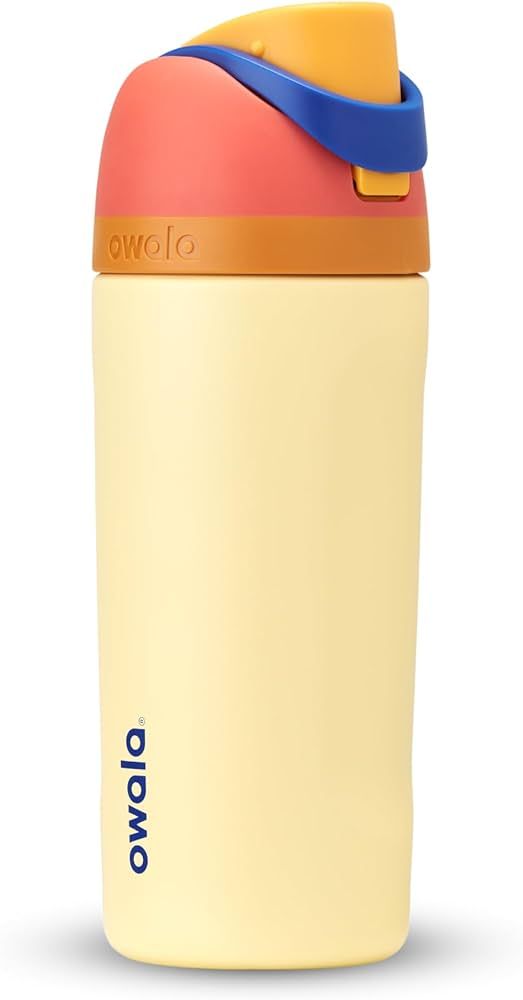 Owala Kids FreeSip Insulated Stainless Steel Water Bottle with Straw, BPA-Free Sports Water Bottl... | Amazon (US)