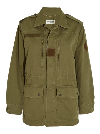 Cotton and linen-blend gabardine jacket | NET-A-PORTER (US)