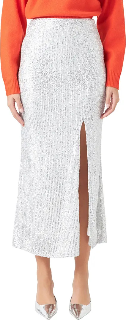 Sequin Midi Skirt | Nordstrom
