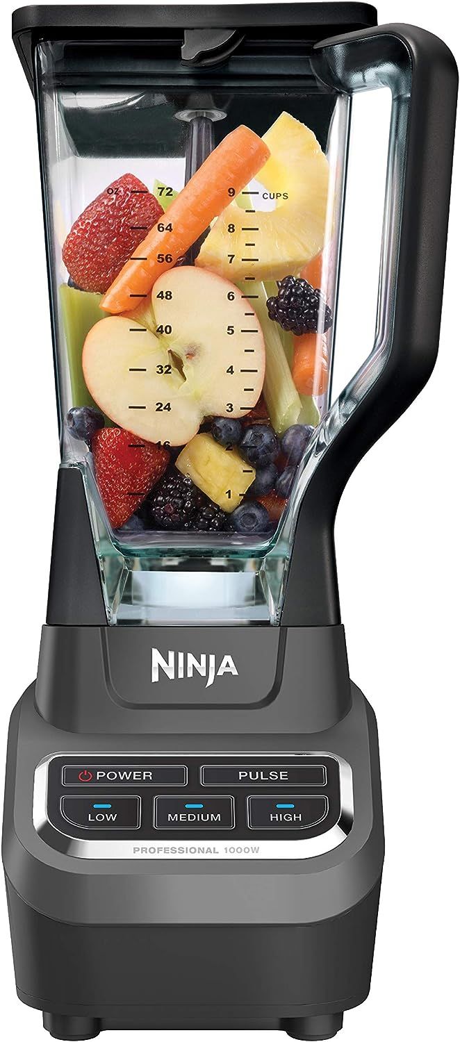 Ninja BL610 Professional 72 Oz Countertop Blender with 1000-Watt Base and Total Crushing Technolo... | Amazon (US)