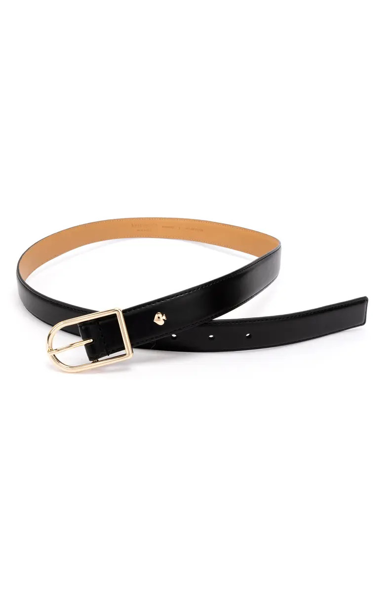 Kate Spade New York stitched feather edge belt | Nordstrom | Nordstrom