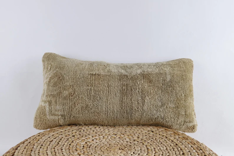 12x24 Pillow Cover Turkish Carpet Pillow Kilim Lumbar - Etsy | Etsy (US)