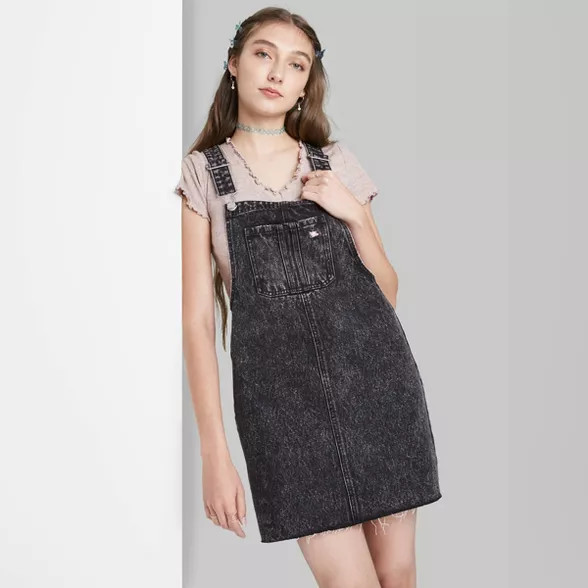 Women's Denim Pinafore - Wild Fable™ | Target