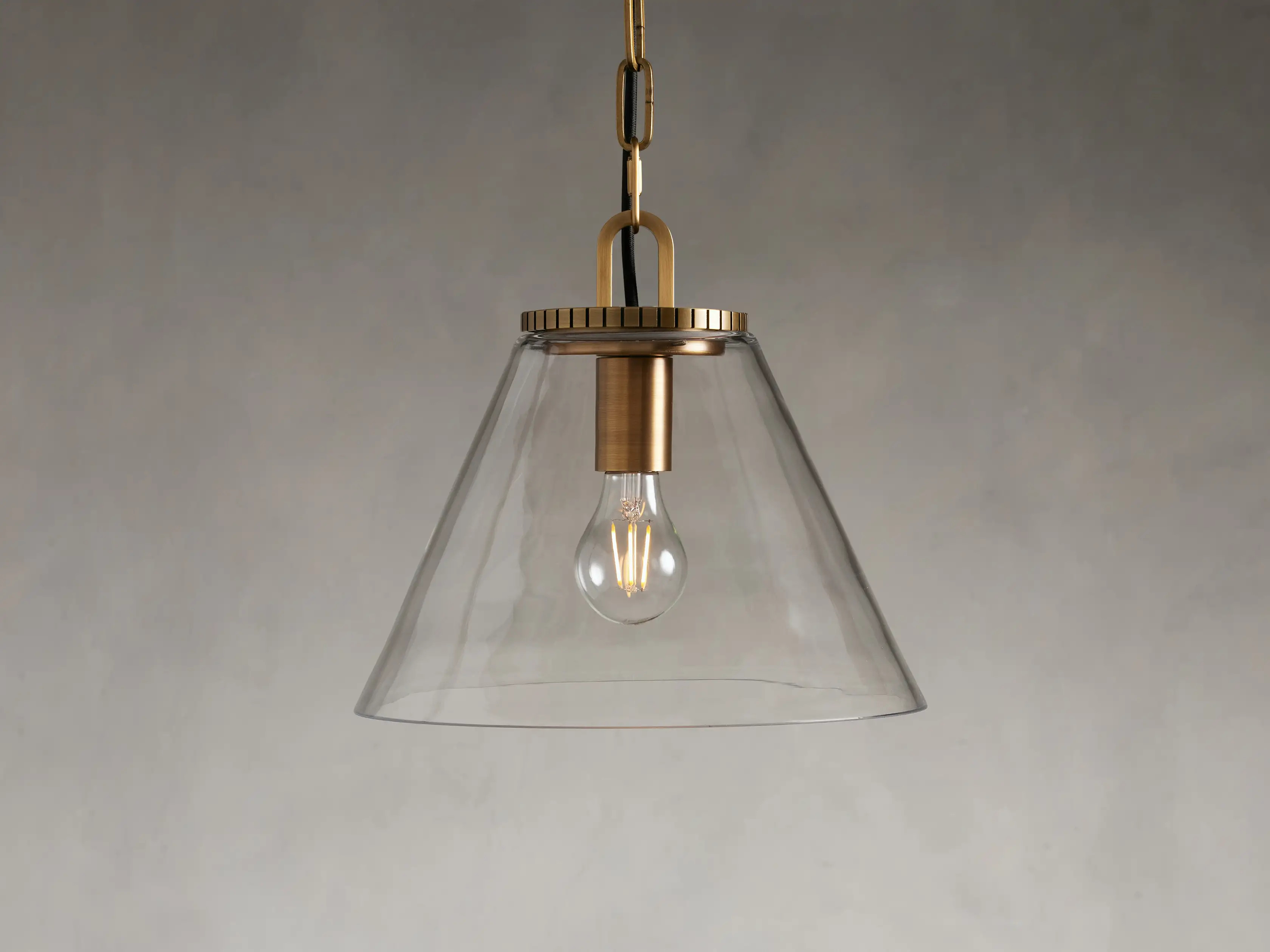 Wescott Cone Pendant with Chain | Arhaus