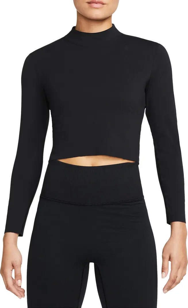 Dri-FIT Luxe Long Sleeve Crop Top | Nordstrom