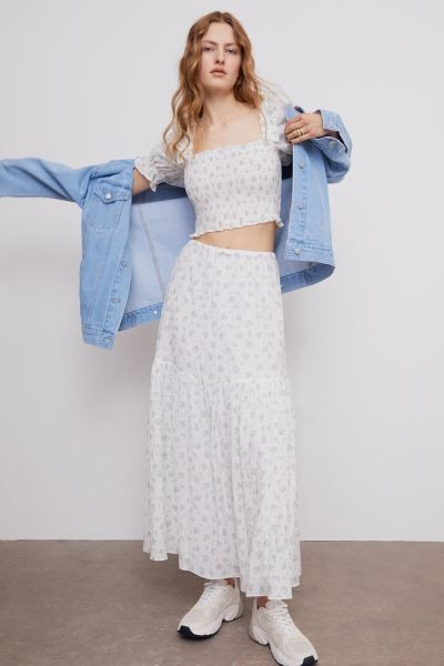 Smocked Crop Top | H&M (US + CA)