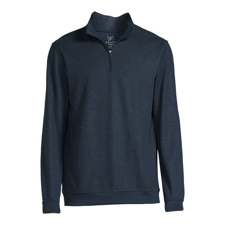George Men's Quarter Zip Pullover | Walmart (US)