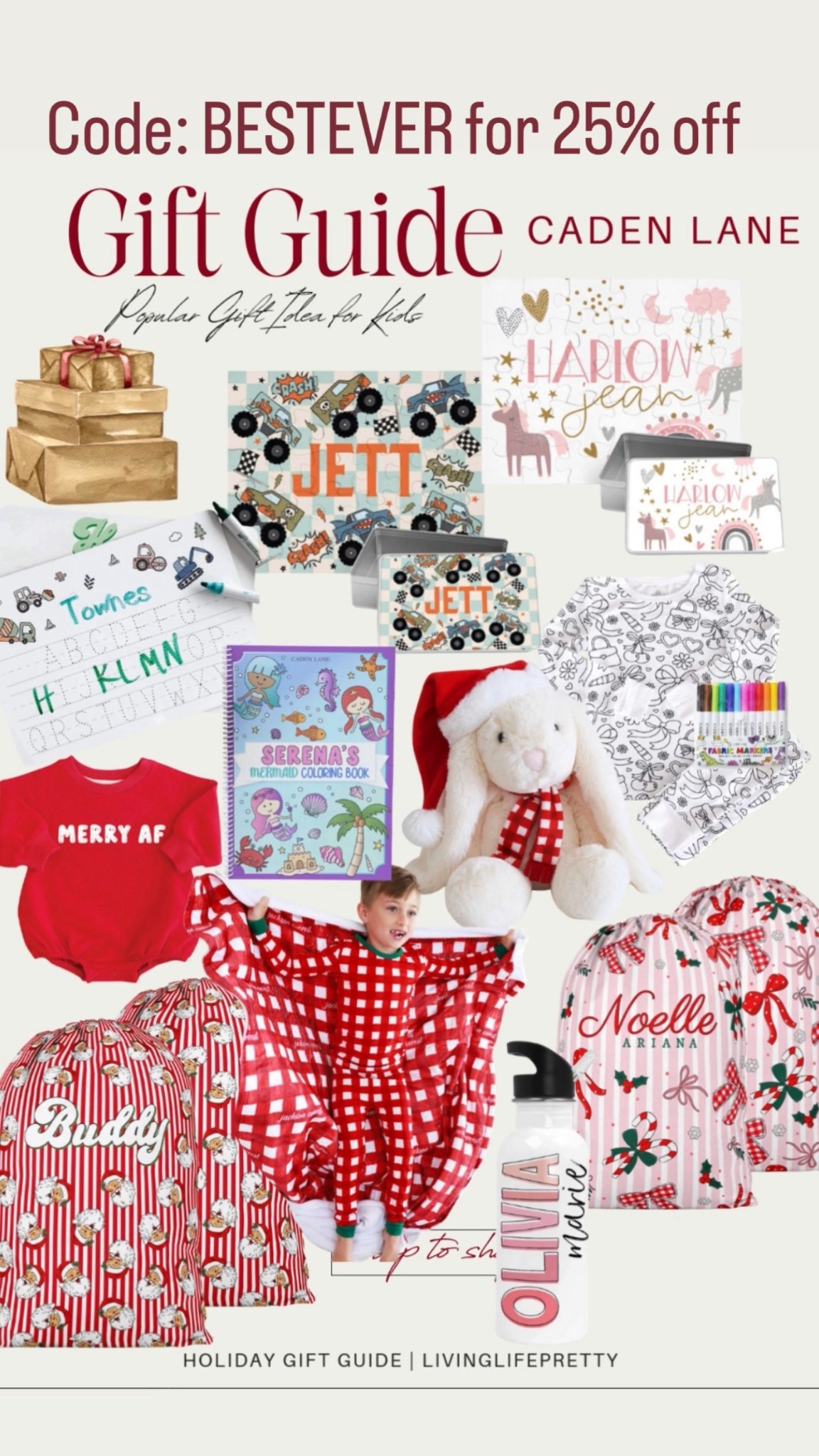 #AD The perfect gift for kids that aren’t toys! @cadenlane so many things can be personalized. I love the blankets and Santa sacks. #cadenlane

#LTKSaleAlert #LTKHoliday #LTKGiftGuide