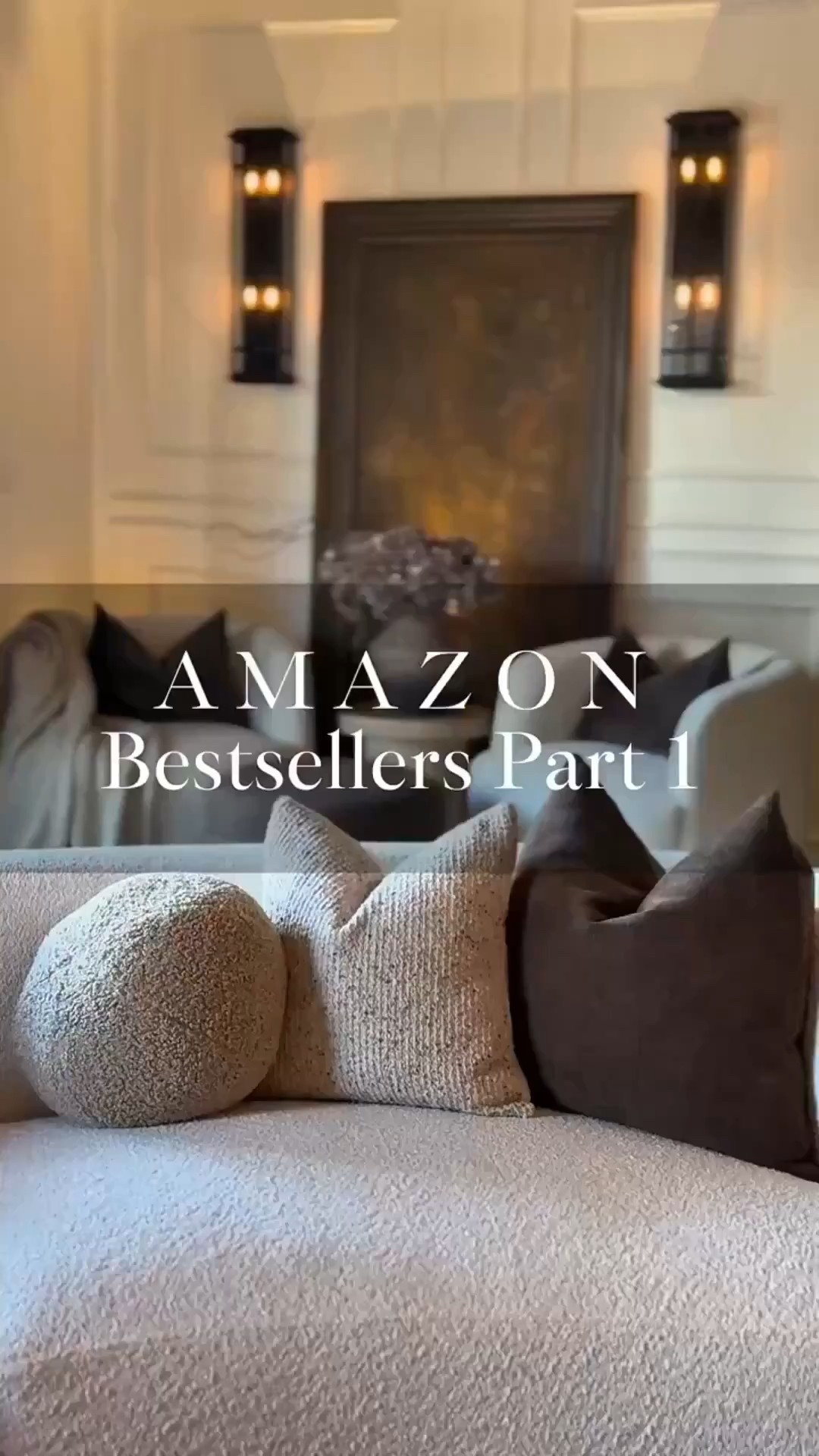 Here are my Amazon best sellers – part one! 🤩 
Timeless, practical, and aesthetic pieces that elevate every corner of the home: 
🛏️ Velvet quilt + sham set 
🌸 Faux hydrangeas 
✨ Pendant lighting + counter stools 
🌱 Round planter set 
🤍 Boucle pillows + lamps 
💡 Plug-in wall sconces 
🫙 Glass jars with labels 
🕯️ Battery-operated flameless candles


Affordable finds with luxe style that blend seamlessly into modern interiors 🤎


#amazonfinds #founditonamazon #interiordesign #homedecor #interiordecor #kitcheninspo #livingroominspo #modernhomedecor #neutralfinds #aestheticliving #aestheticfinds #amazonhomefavorites #homeaesthetic #cozyhomevibes #timelessdecor


#LTKHome #LTKGiftGuide #LTKFindsUnder100