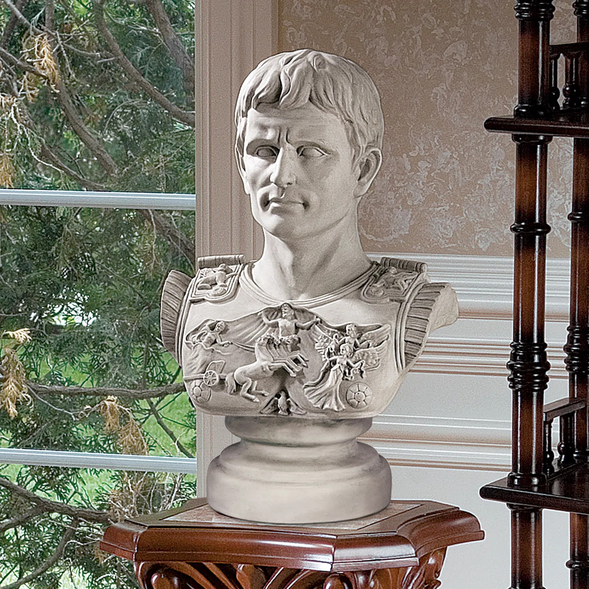 Augustus Caesar Roman Emperor Bust | Wayfair North America