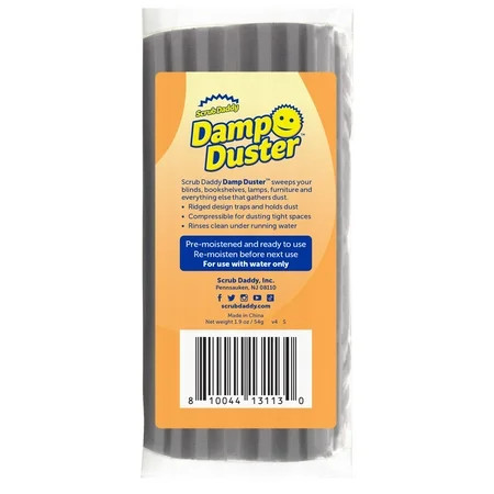 Scrub Daddy Damp Duster Sponge Multipurpose Foam Duster | Walmart (US)
