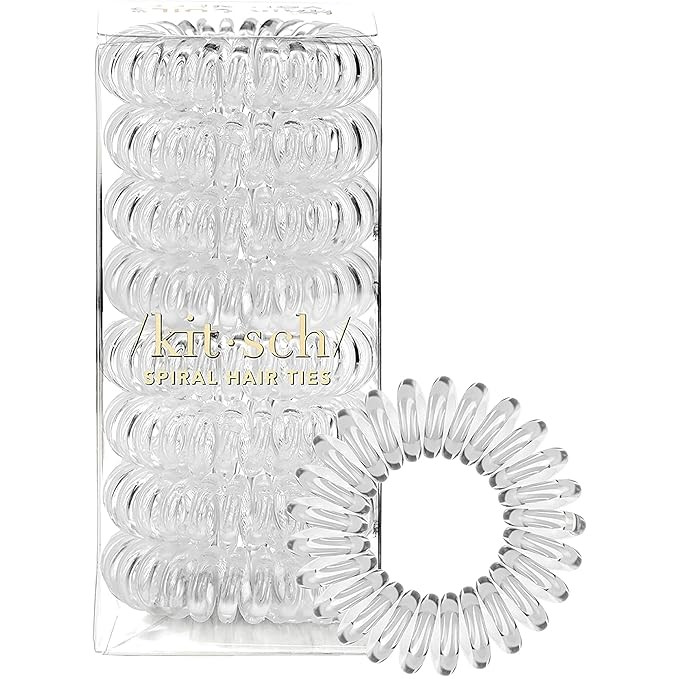 Kitsch Spiral Hair Ties for Women - Coil Hair Ties No Damage, No Crease, Secure Grip All Day Hair... | Amazon (US)