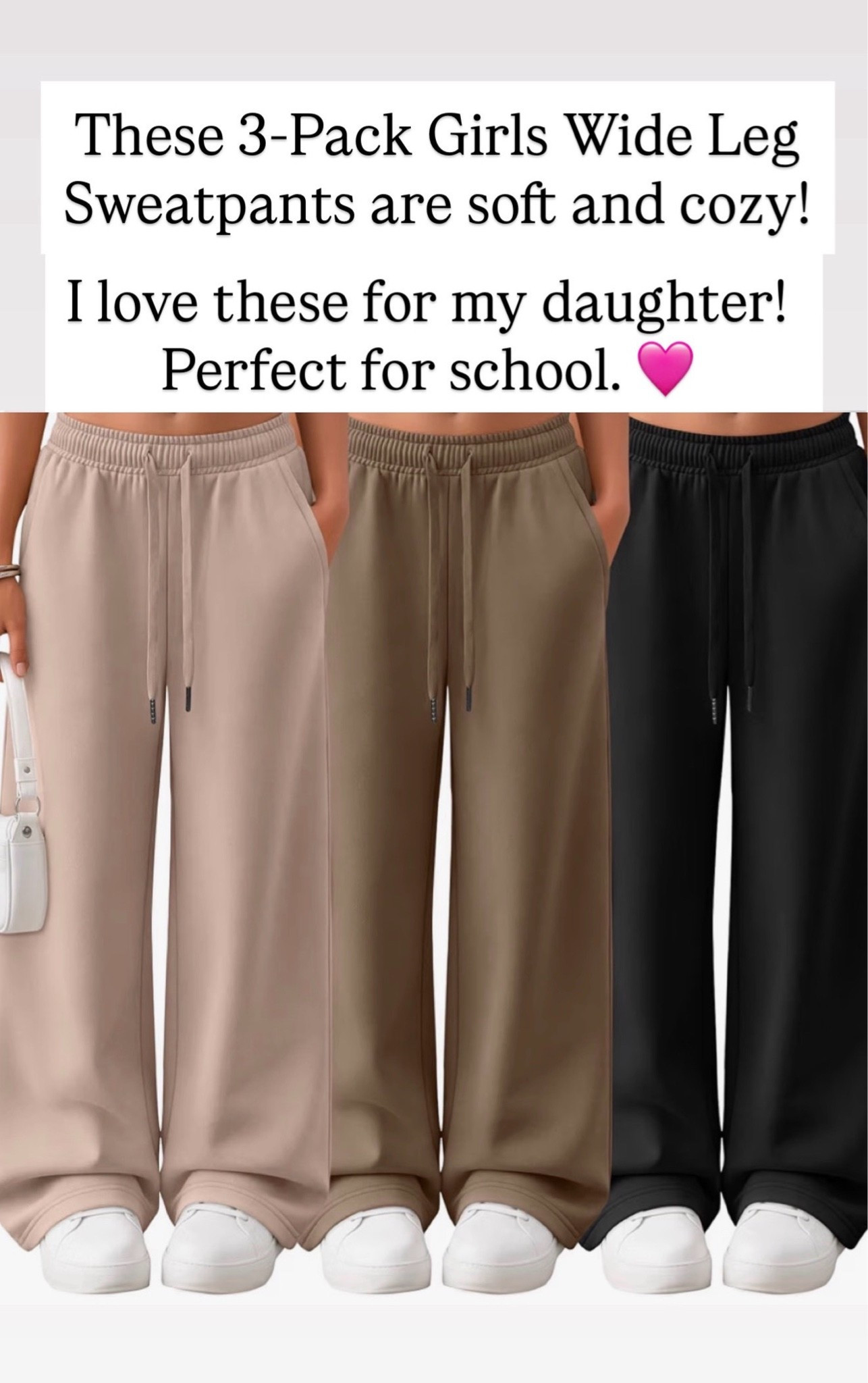 Wide leg pant sweatpants

#LTKKids