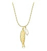 YUJIE Dainty Fish Pendant Necklace for Women 14k Gold Plated Ocean Fish Charm Necklace Summer | Amazon (US)