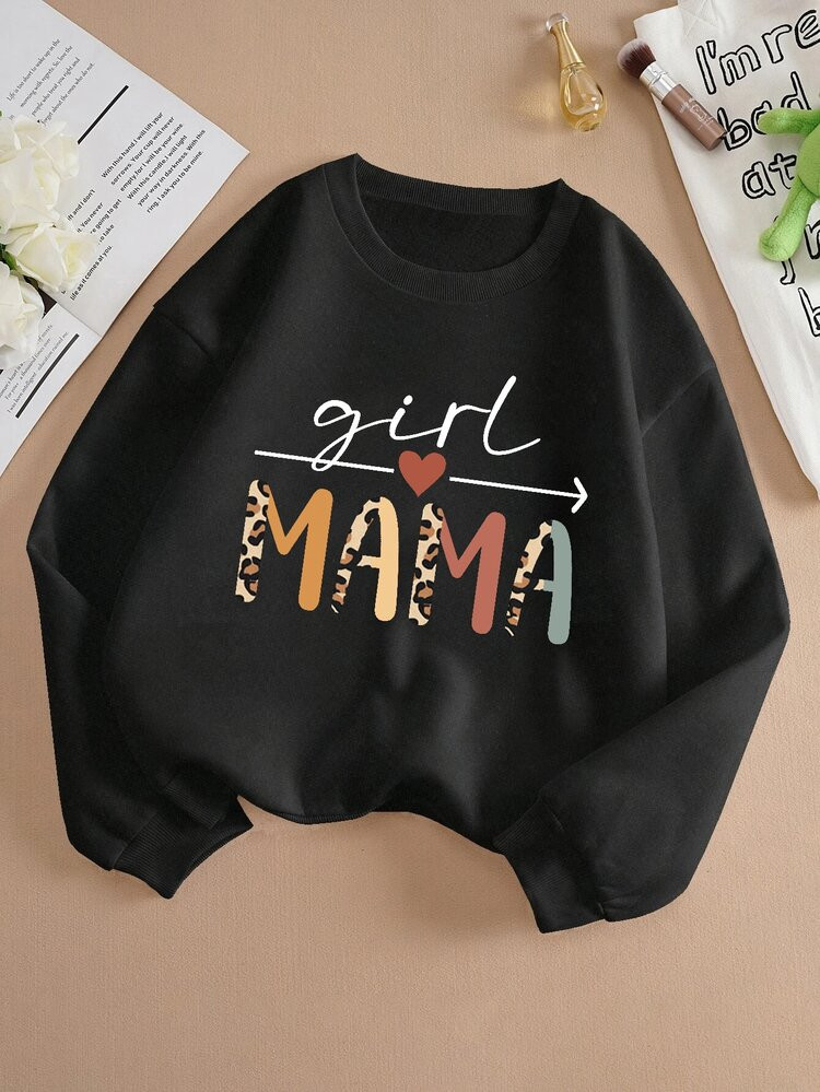 1pc Letter Graphic Sweatshirt | SHEIN