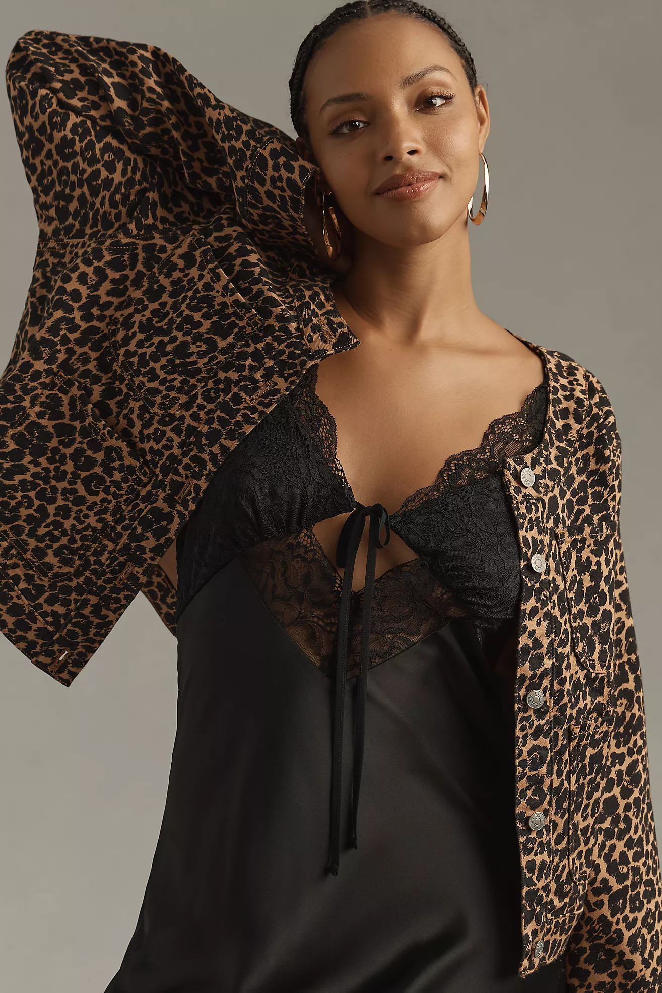 The Cora Patch Pocket Jacket by Maeve: Leopard Edition | Anthropologie (US)