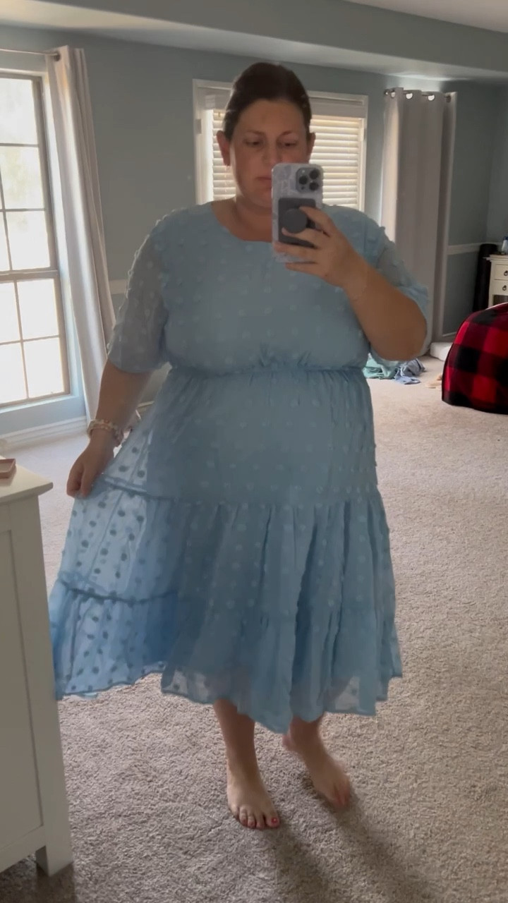 Finally snagged some maternity clothes that I liked as a plus size pregnant lady! 
Below are the sizes I’m in!

Bodysuit: XXL
Blue Dot Dress: 22
Sage Ribbed Maxi: XXL
Stripped Navy Bodycon: XXL
MomCozy Bra: 3XL Plus
Gratlin Bra: 3XL 

#LTKbaby #LTKbump