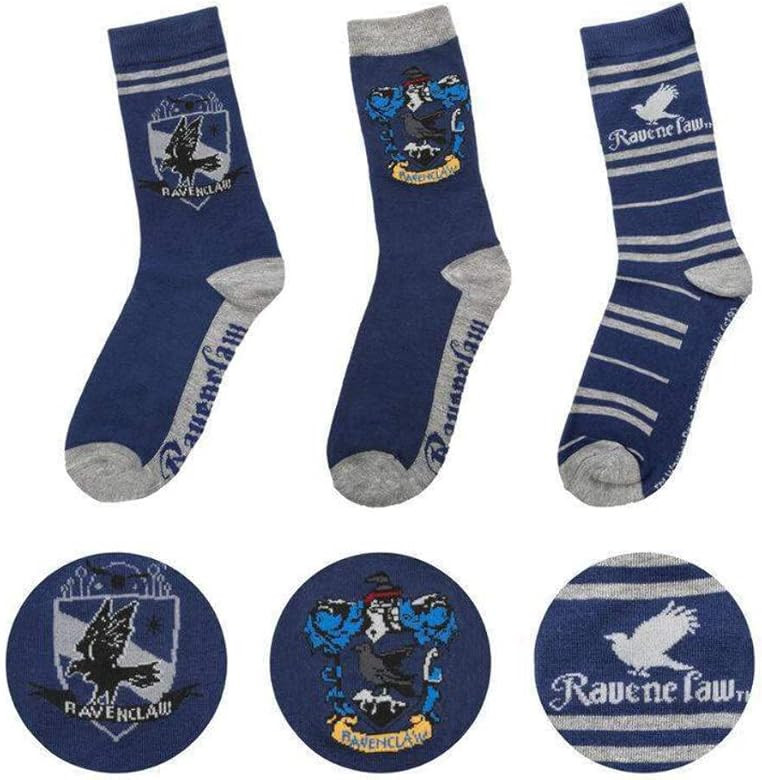 Cinereplicas Harry Potter - Socks Gryffindor/Slytherin/Ravenclaw/Hufflepuff (Set of 3) - Official... | Amazon (US)