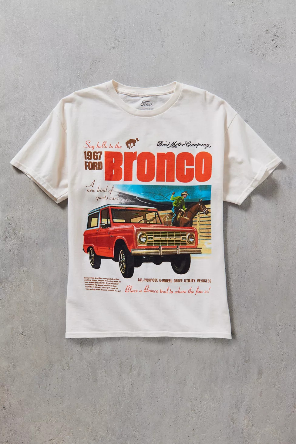 Ford Bronco 1967 Graphic Tee | Urban Outfitters (US and RoW)