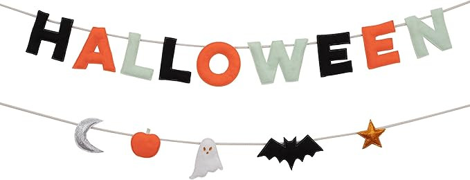 Meri Meri Halloween Felt Garland (Pack of 1) | Amazon (US)