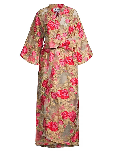 Rose Maxi Wrap Dress | Saks Fifth Avenue