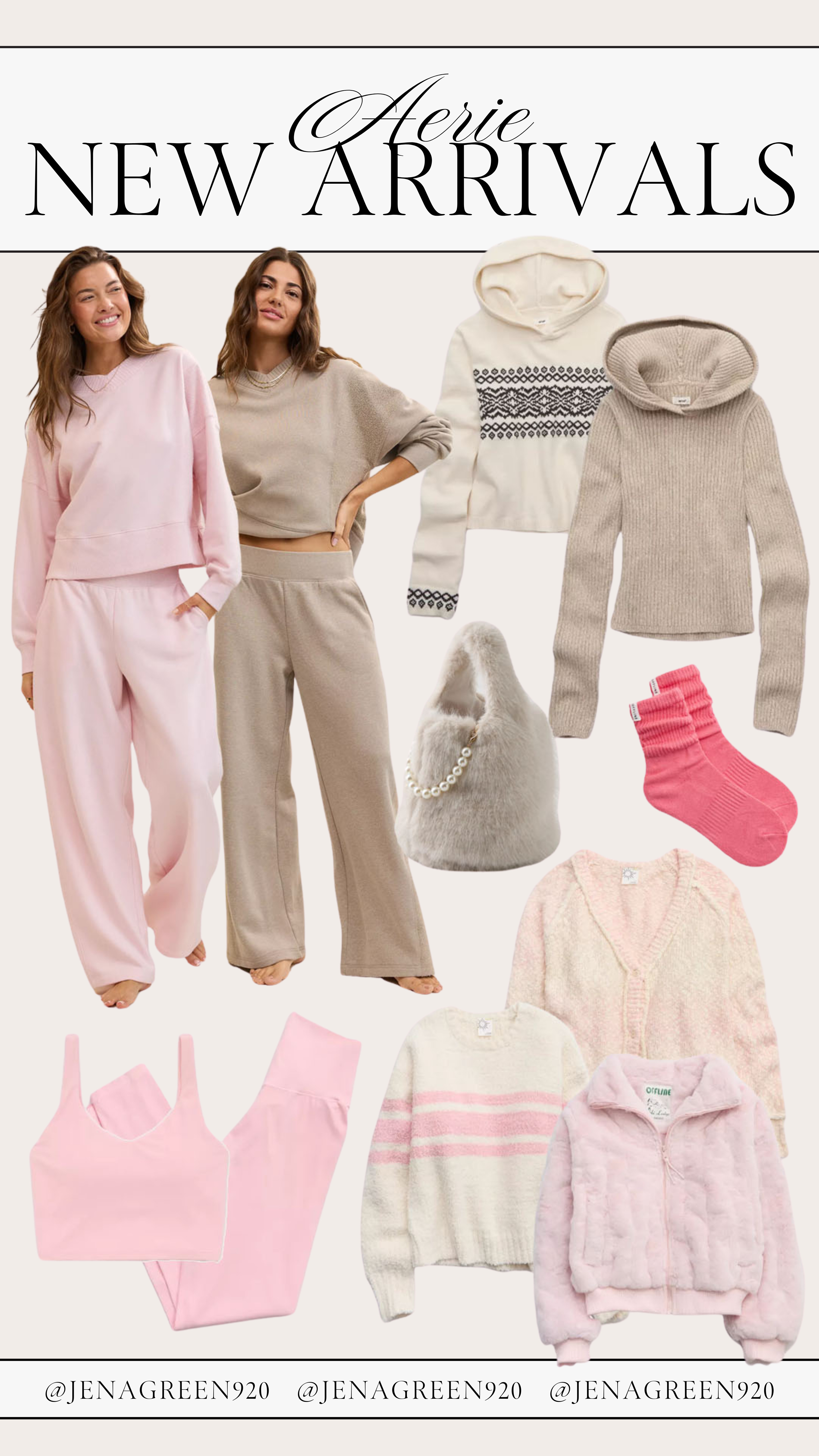 Aerie New Arrivals | Aerie Winter Fashion | Aerie Casual Outfits | Sweat Sets | Pullovers | Winter Outfits 

 #LTKHoliday #LTKSeasonal #LTKFindsUnder100