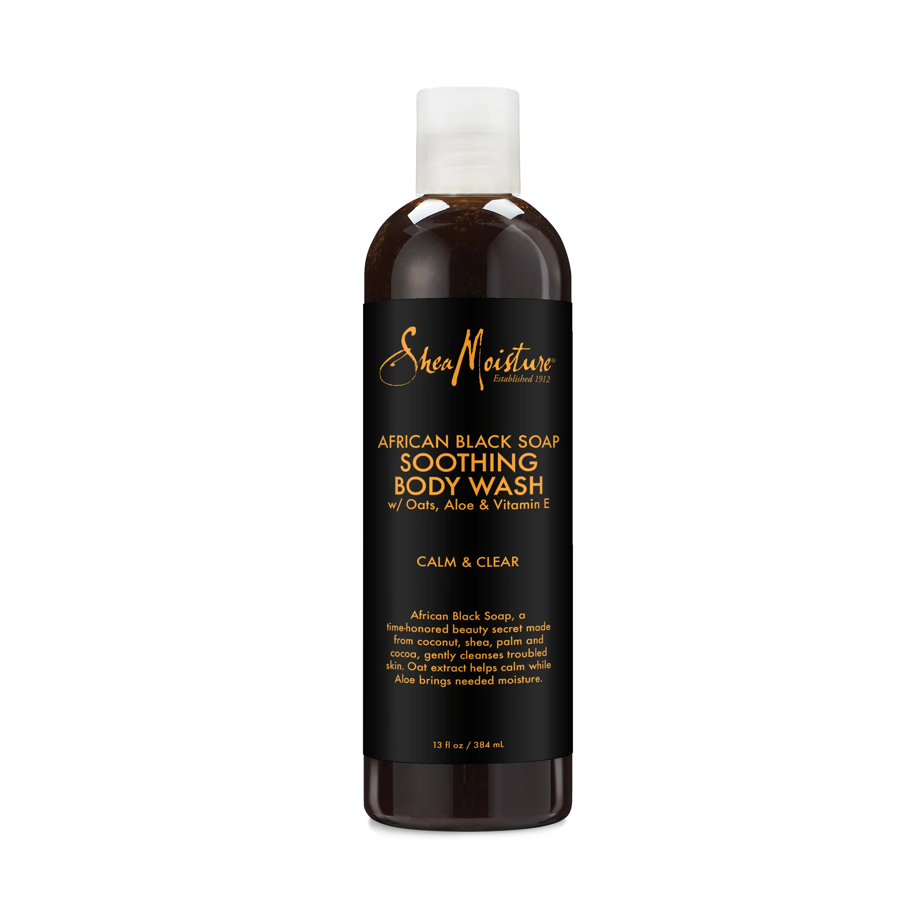 Shea Moisture African Black Soap Body Wash, 13oz | Walmart (US)