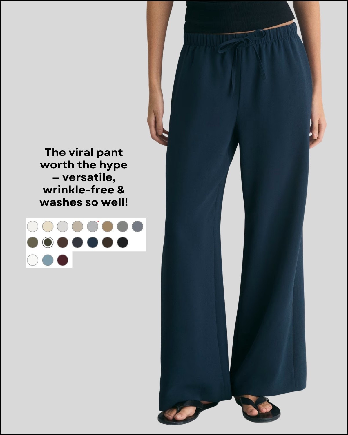 Aritzia lodge pants in crepette 

I wear the regular length (I’m 5’4”) 

Fall pants / pull on pants / elevated style / wrinkle free pants

#LTKSeasonal