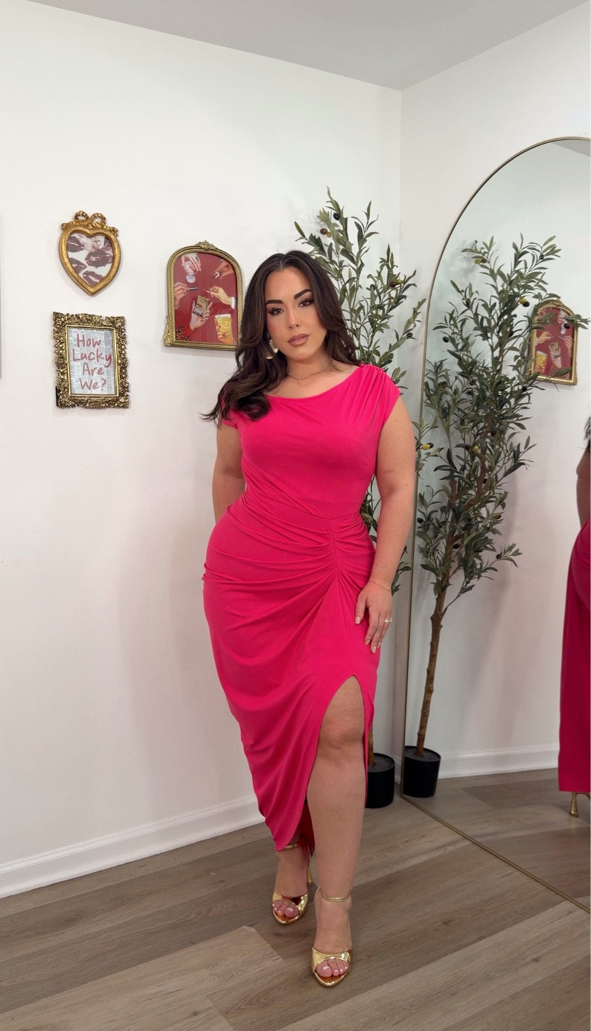 Spring 2026 Wedding Guest Dresses under on a midsize curvy size 12 & petite 5'2" body 🌸 

Wearing size Large in all 4 dresses
Bust 39"
Waist 32"
Hips 47"
Height 5'2"

#weddingguestdress #midsizedress #amazonweddingguestdress #springweddingguestdress #formaldresses

#LTKMidsize #LTKWedding #LTKPetite