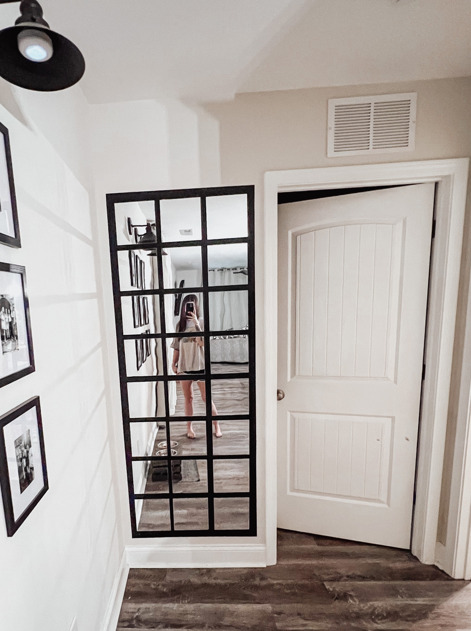 Quick and easy DIY. Use your painters tape for perfect edges! I always measure and draw everything out with a pencil first 📏✏️

#LTKunder50 #LTKhome #LTKU