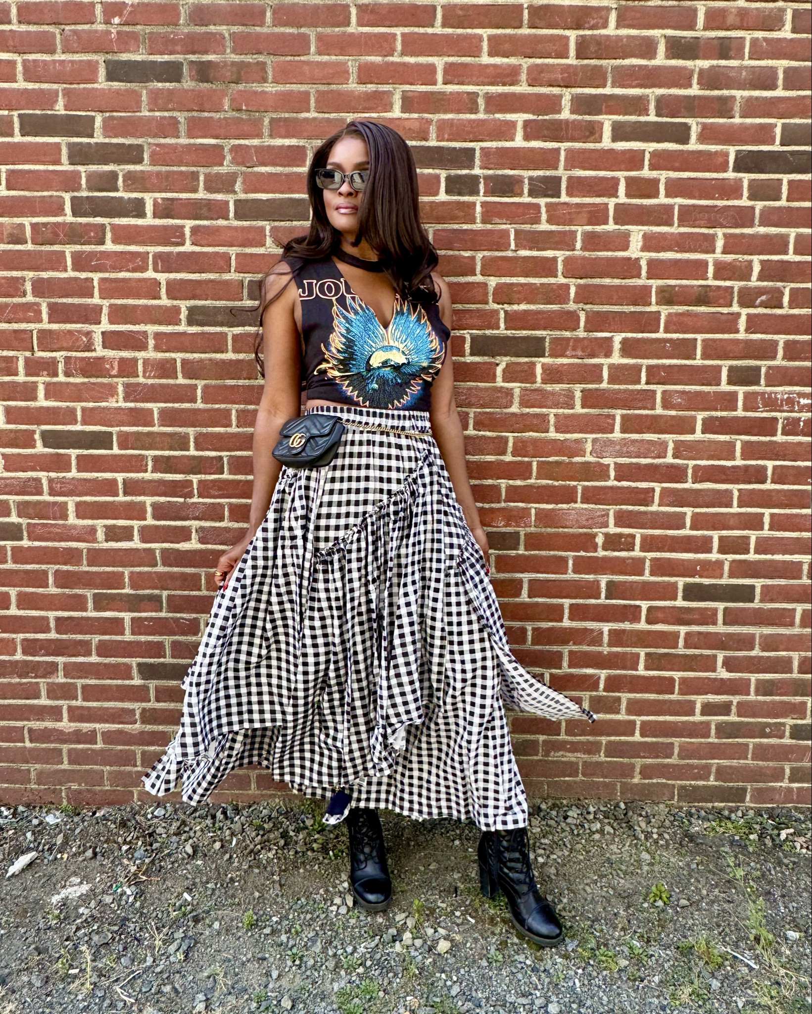 Gingham Skirt can be dressed up or down  

#LTKFallSale #LTKStyleTip #LTKTall