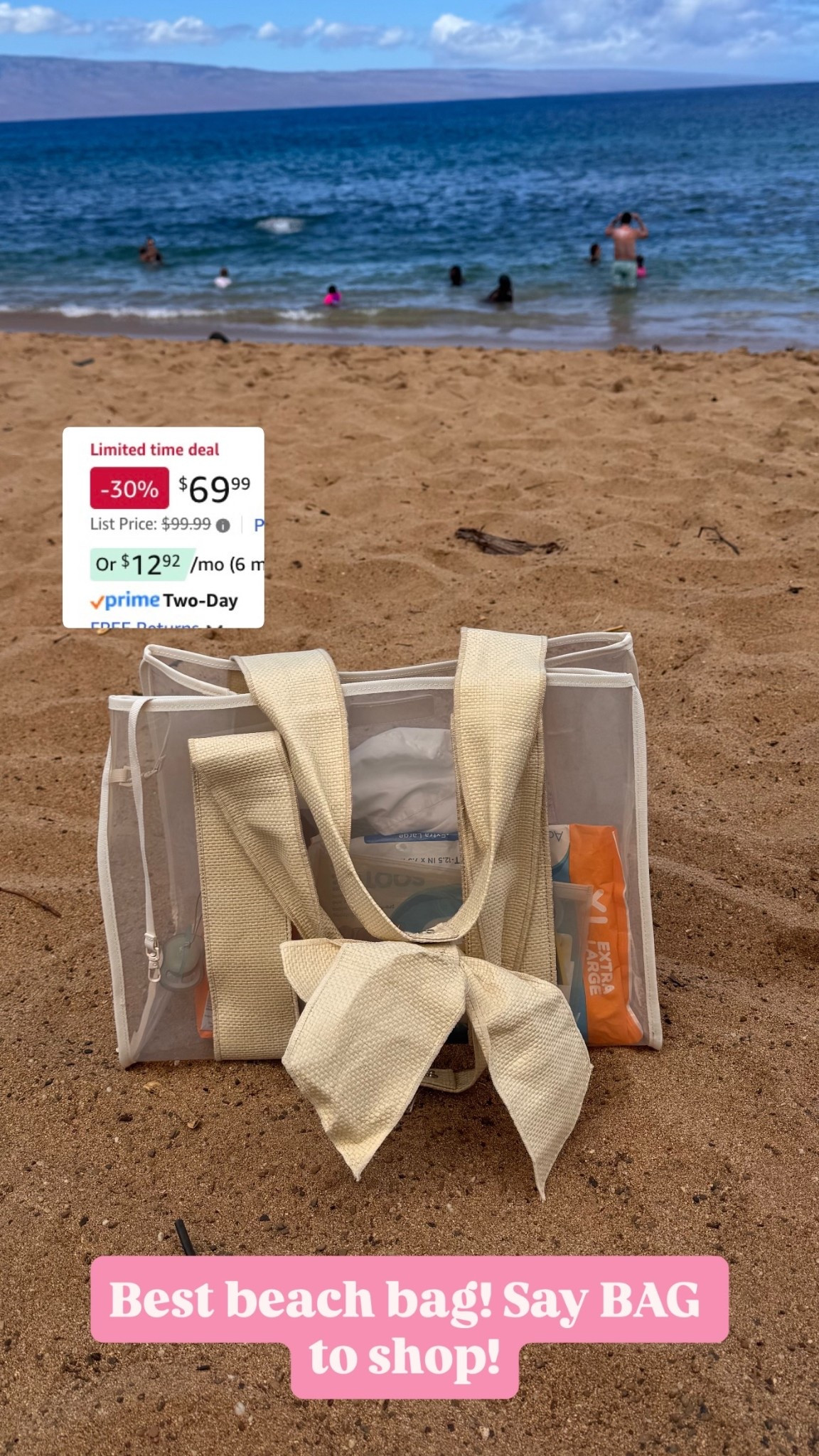 Best beach bag! On deal!! 

#LTKSeasonal #LTKSaleAlert
