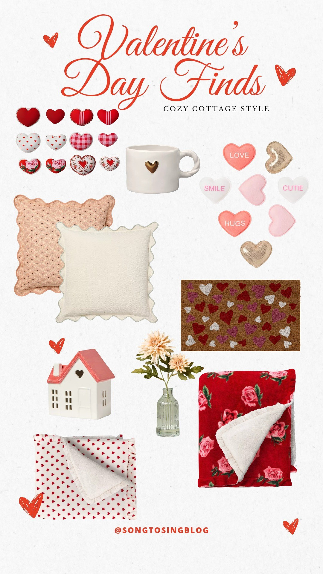 Cozy cottage inspired valentines day finds

#LTKSeasonal #LTKHome #LTKFamily