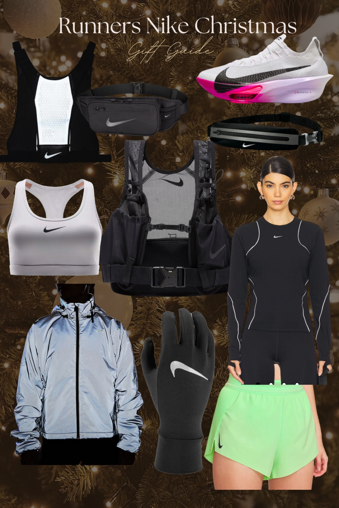For all my ladies that want a New Year’s resolution! Or just my runner girlies! Nike has some of my favorite running essentials! I’m 5’3” 130 pounds and I wear a small in their shorts and a large in their sports bras since I’m a 34DDD. With the shoes I’m usually a 48EUR and 7.5 US and I wear a size 8 in Nike Running shoes! #nike #running 

#LTKGiftGuide #LTKHoliday #LTKActive